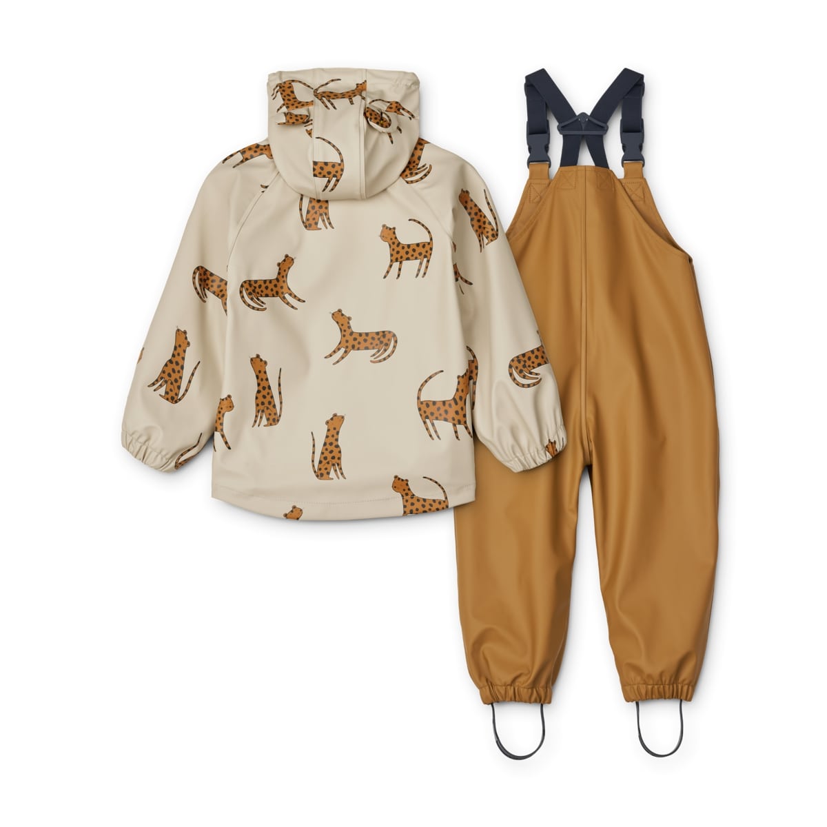 DELISTED Liewood Melodi Regenbekleidungs-Set „Leopard / Sandy“ – Bild 2