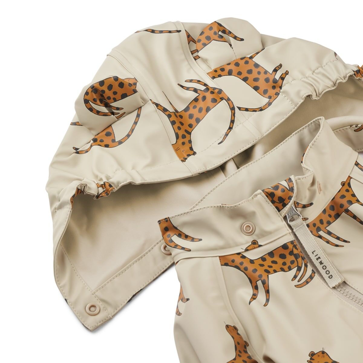 DELISTED Liewood Melodi Regenbekleidungs-Set „Leopard / Sandy“ – Bild 4