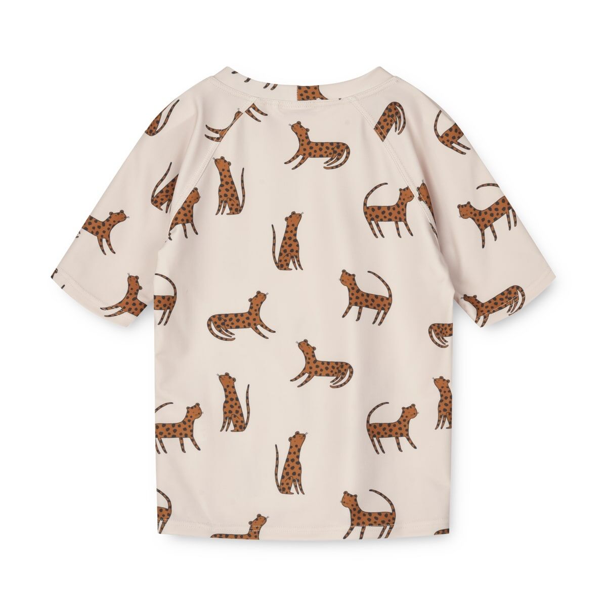 Liewood Noah Kurzarm-Schwimm-T-Shirt „Leopard / Sandy“, UV 40+, Gr. 56-80, 92 – Bild 2