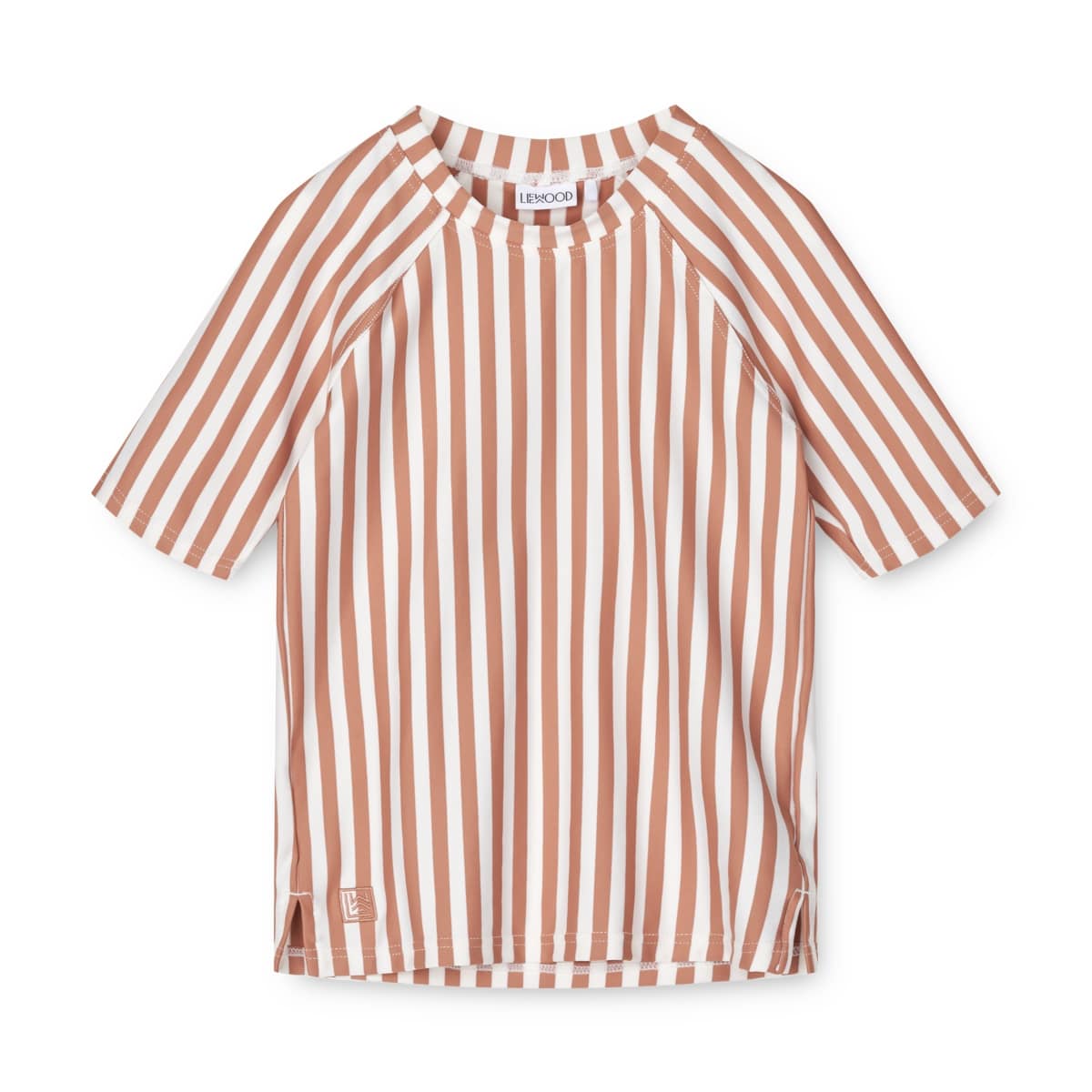 Liewood Noah Kurzarm-Schwimm-T-Shirt „ Tuscany rose / Creme de la creme“, LSF 40+, Gr. 56-128