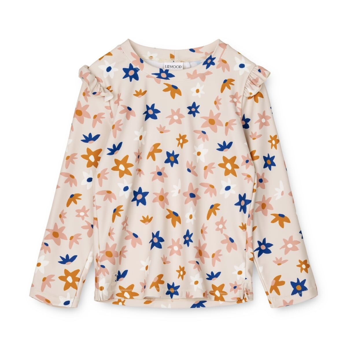 Liewood Langarm-Schwimm-T-Shirt Tenley „Flower market / Sandy mix“, LSF 40+, Gr. 56-128
