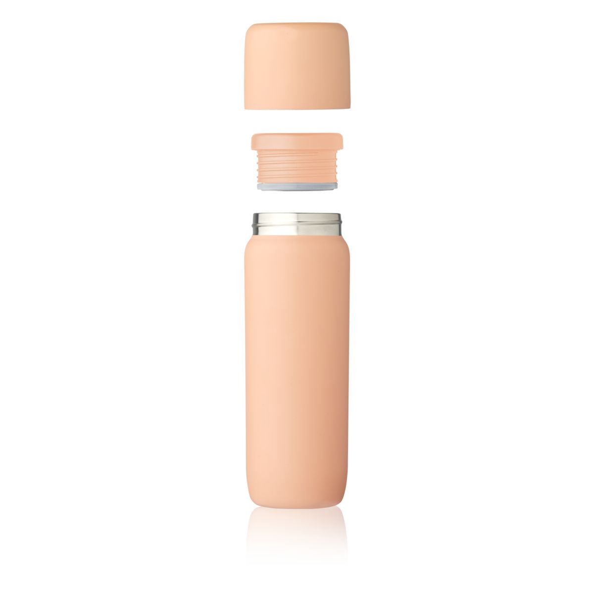 Liewood Edelstahl-Thermosflasche Jill „Tuscany rose", 500ml, Silikonhülle – Bild 3