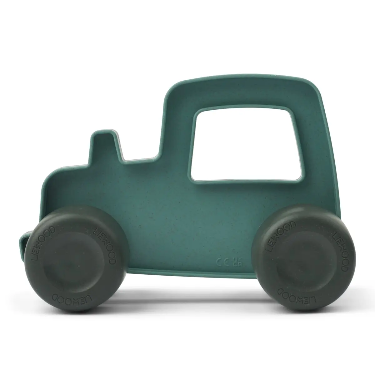 Liewood Spielzeugtraktor Cedric „Peppermint / Hunter green“, In-/Outdoor, L19cm