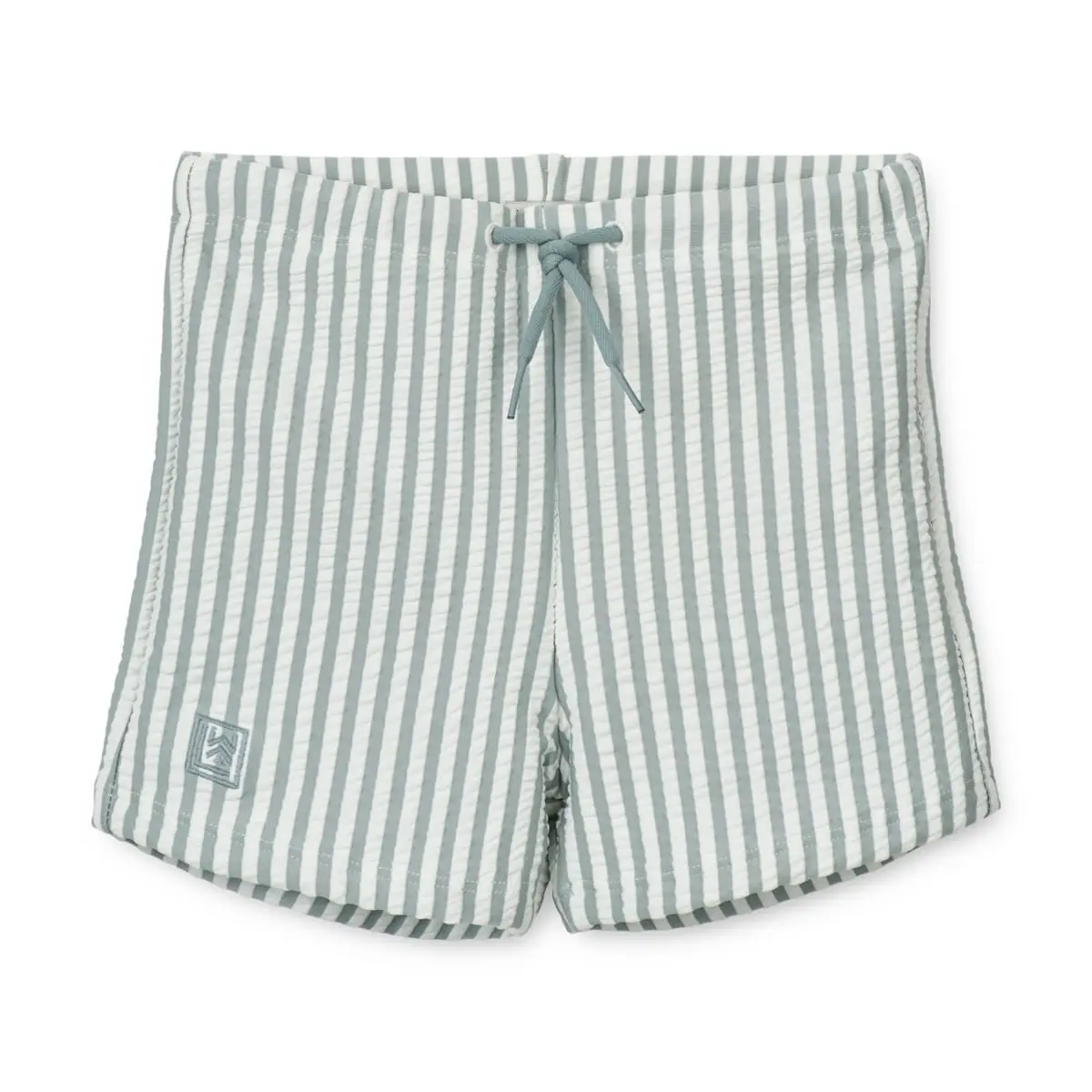 Liewood Otto Kinder-Badehose „ Sea blue / white“, Seersucker, LSF 50+, Gr. 86-128