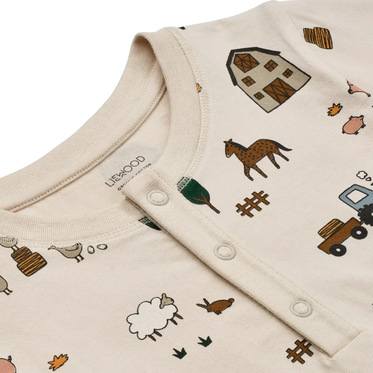 Liewood Pyjama-Set Wilhelm „Farm / Sandy“ – Bild 7