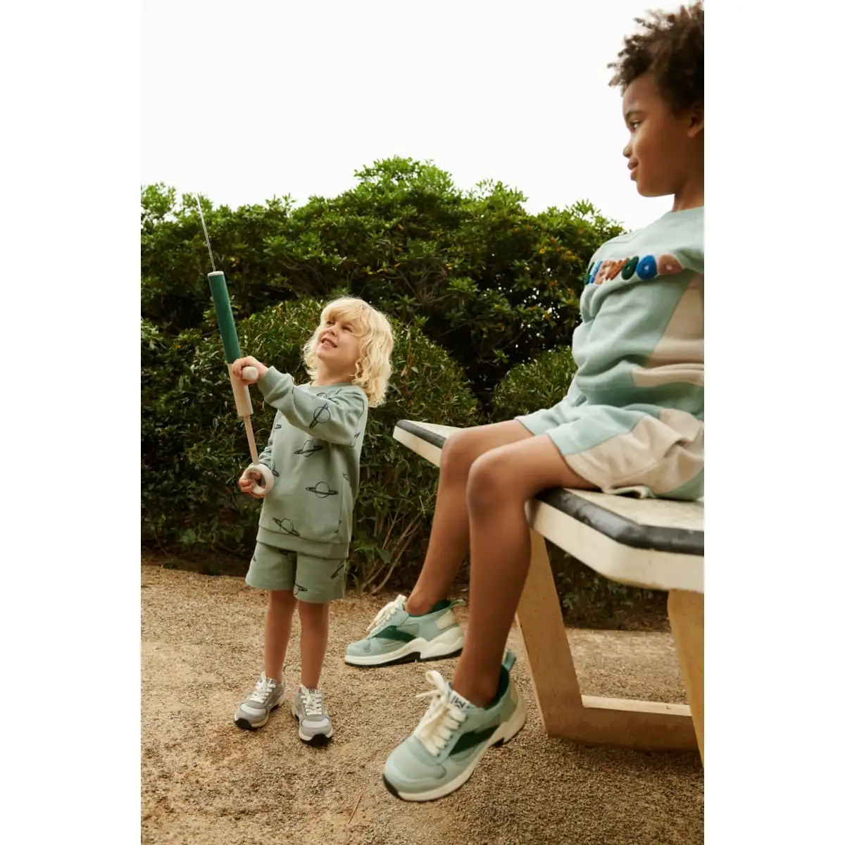 Liewood Oversize Sweatshirt Aude „Ice blue / Sandy“