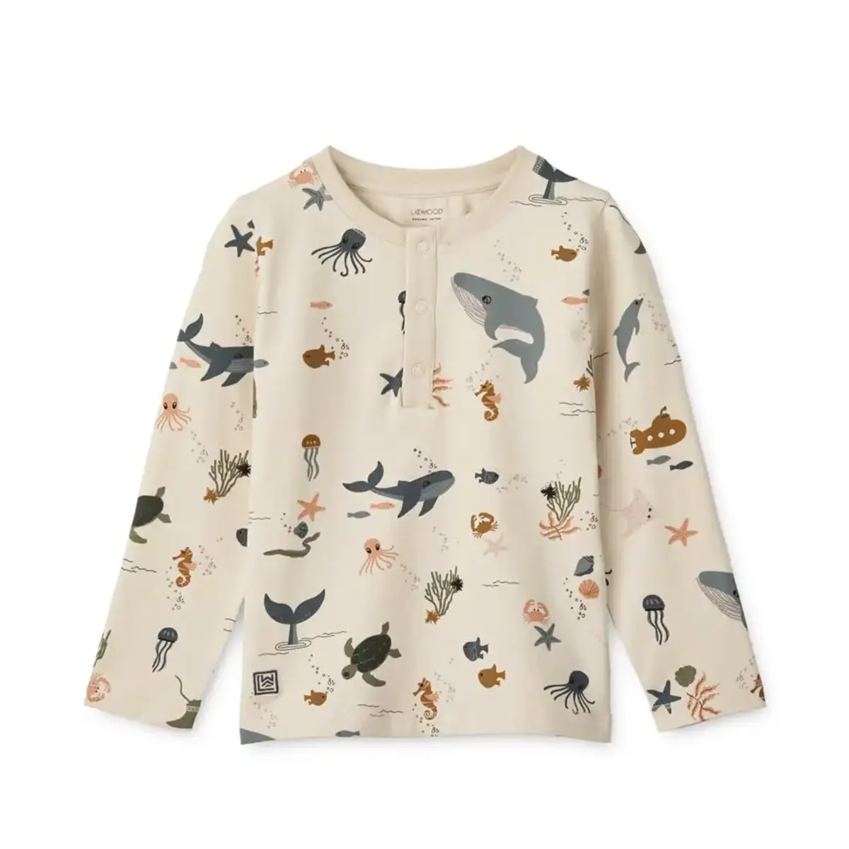 Liewood Pyjama-Set Wilhelm „Sea creature / Sandy“