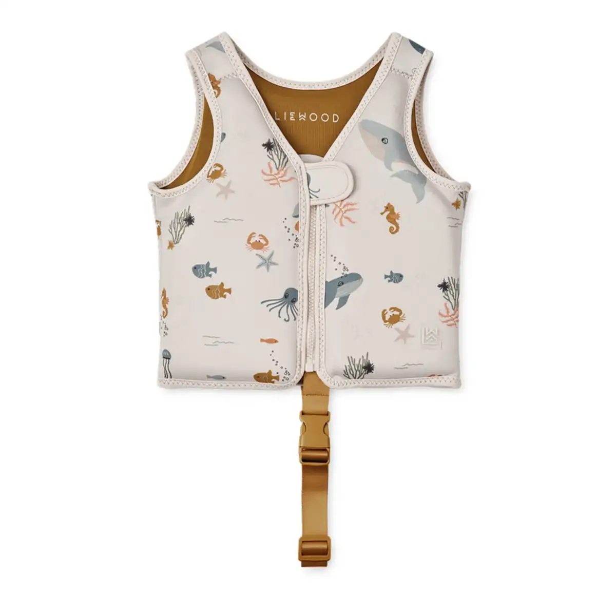 Liewood Dove Kinder-Schwimmweste „Sea creature / Sandy“