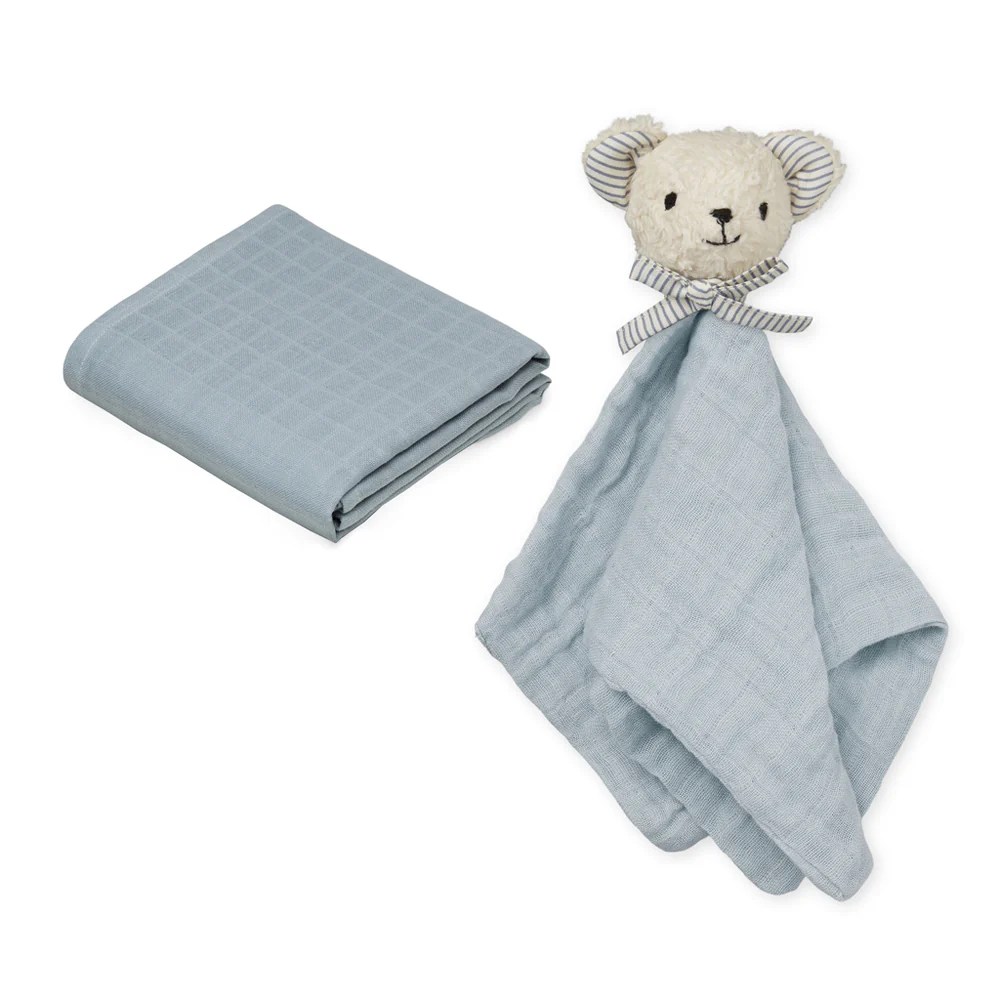 Cam Cam Kuscheltuch Geschenkbox „Classic Stripes Blue“, OCS
