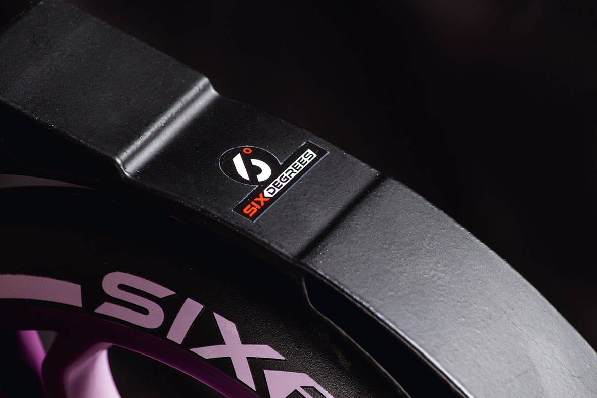 Six Degrees Aluminium Scooter 205 mm - Lila