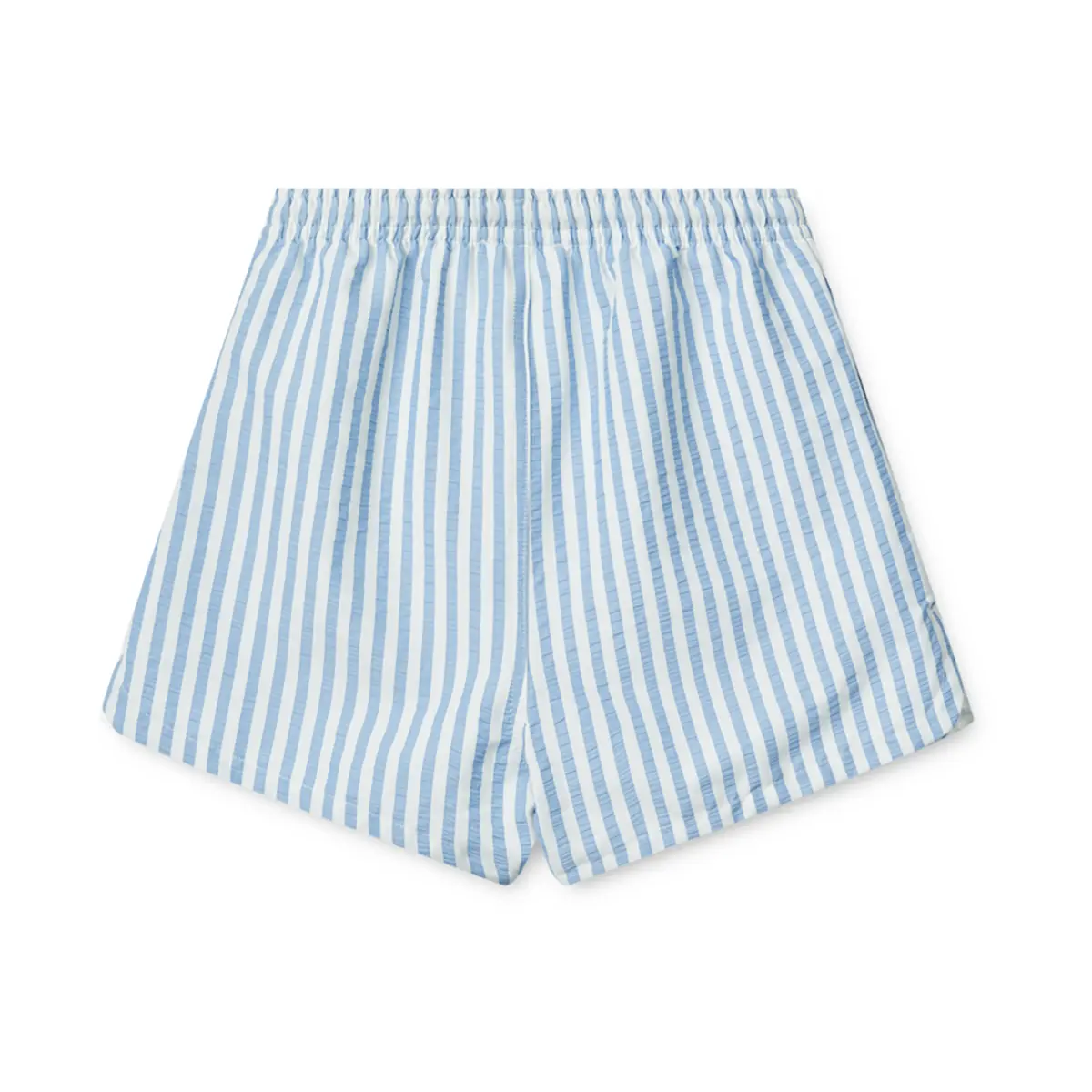 Liewood Aiden Kinder-Badeshorts „Riverside / Creme de la creme“, Seersucker