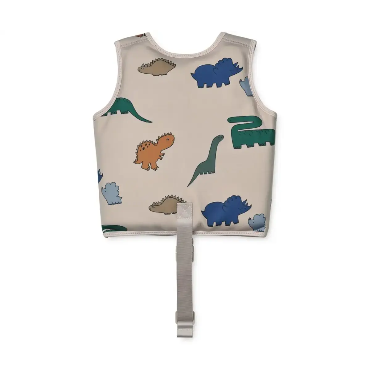Liewood Dove Kinder-Schwimmweste „Dinosaurs / Nebelgrau“