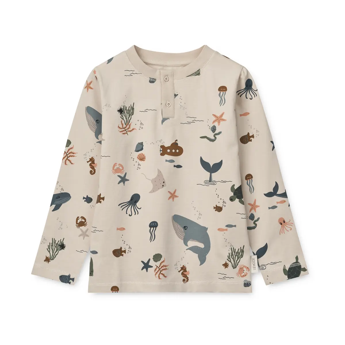 Liewood Pyjama-Set Wilhelm „Sea creature / Sandy“