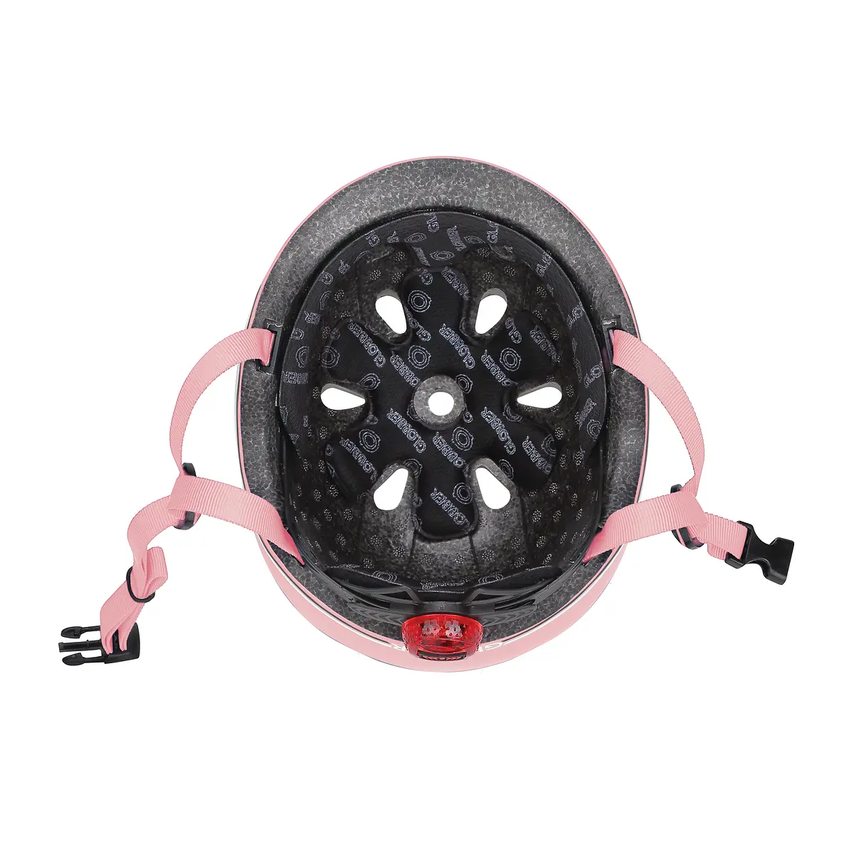 Globber Kinderhelm GO-UP Lights, pastellrosa, Gr. XS/S, 45-51 cm, mit Rücklicht – Bild 6