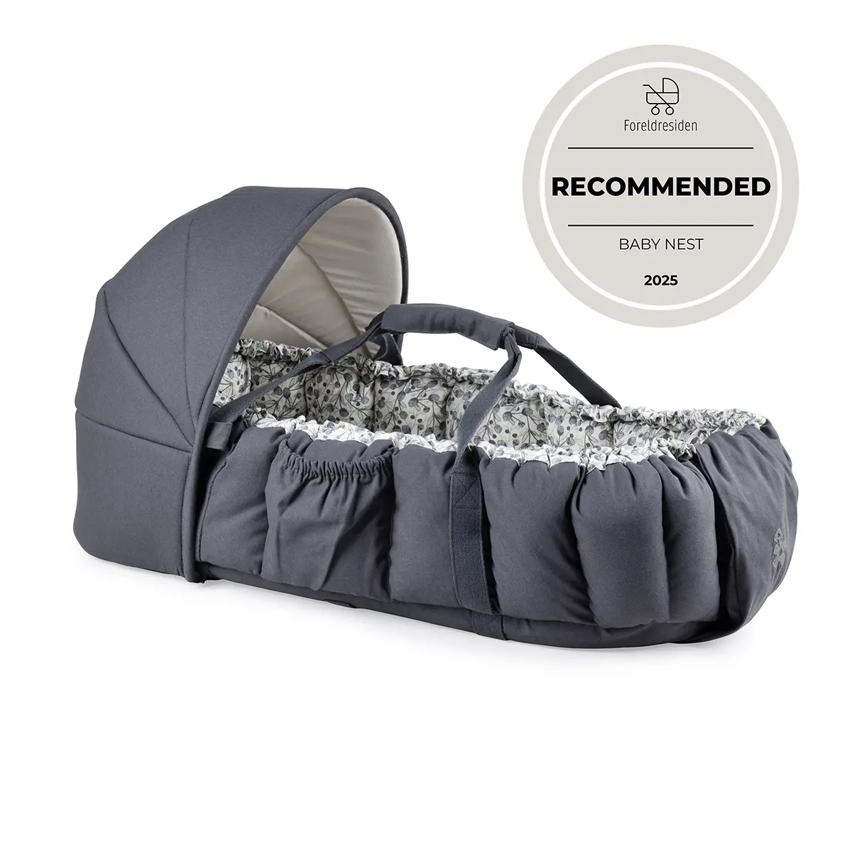 Sebra Verdeck für 3-in-1 Baby Nestchen „Blue olive“