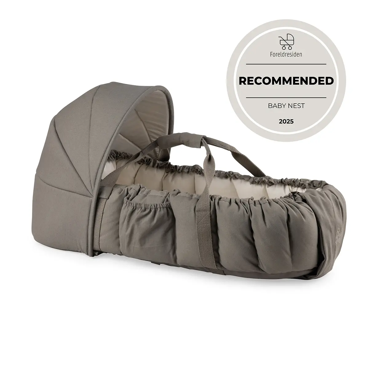 Sebra Verdeck für 3-in-1 Baby Nestchen „Dark olive“