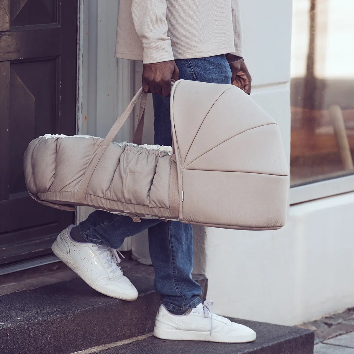 Sebra Verdeck für 3-in-1 Baby Nestchen „Jetty beige“