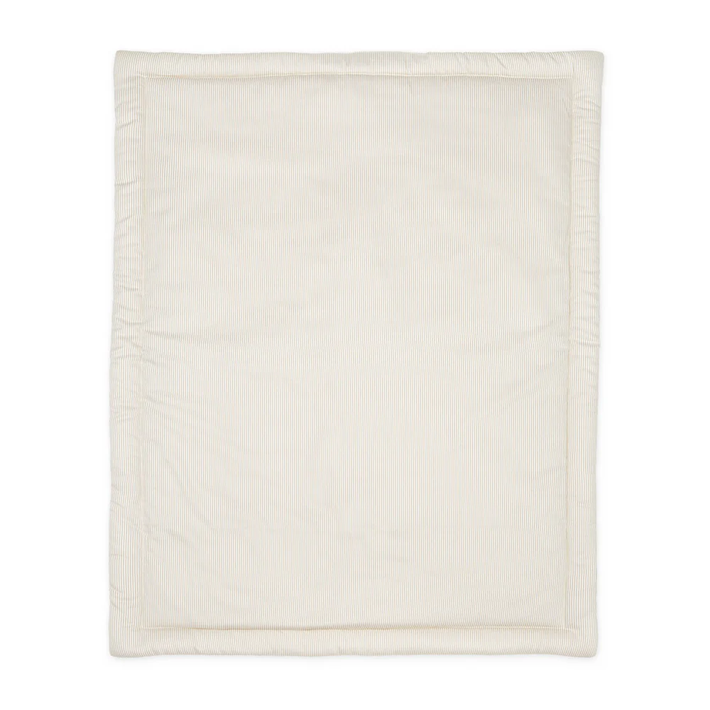 Cam Cam Steppdecke „Classic Stripes/Camel“, OCS, 90x120cm