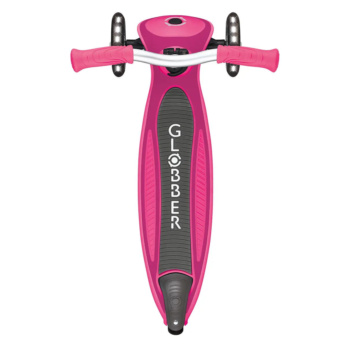 Globber Roller Master Lights mit Leuchtrollen – pink, 4-14 Jahre