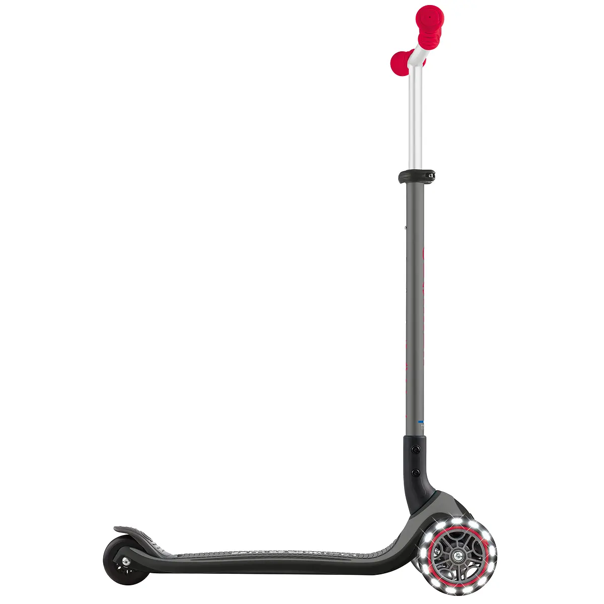 Globber Roller Master Lights mit Leuchtrollen – schwarz-rot, 4-14 Jahre