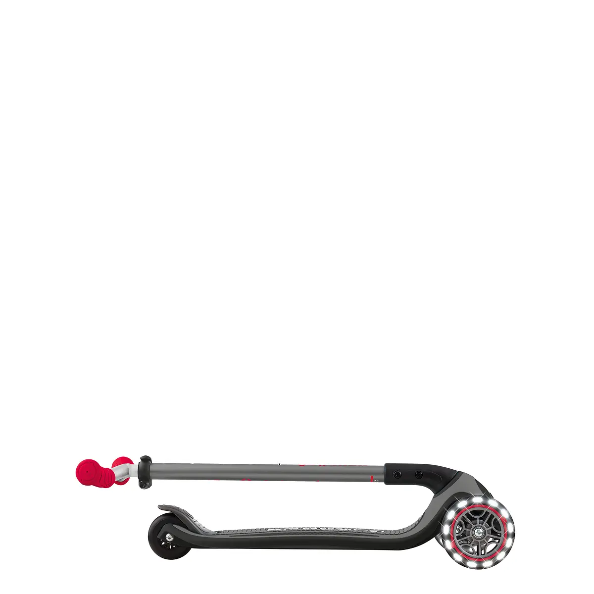 Globber Roller Master Lights mit Leuchtrollen – schwarz-rot, 4-14 Jahre