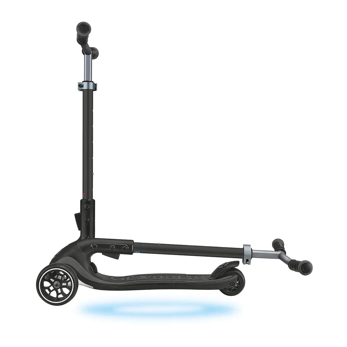 Globber Roller Ultimum Lights mit Leuchtmodul – Grau, 12 Licht-Programme, 5-99 Jahre, bis 100kg