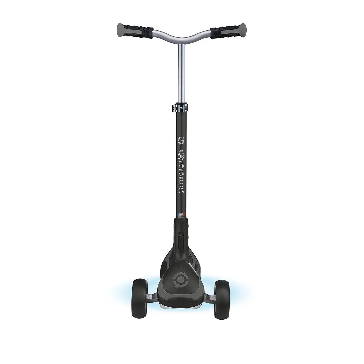Globber Roller Ultimum Lights mit Leuchtmodul – Grau, 12 Licht-Programme, 5-99 Jahre, bis 100kg