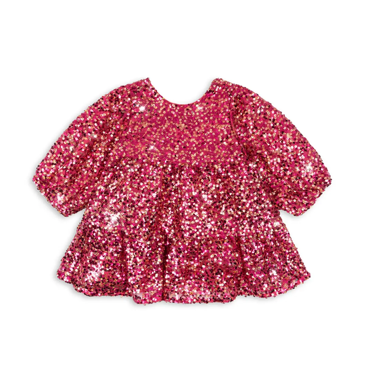 Konges Sløjd Pailletten-Kleid Lila „Sparkling Sangria“