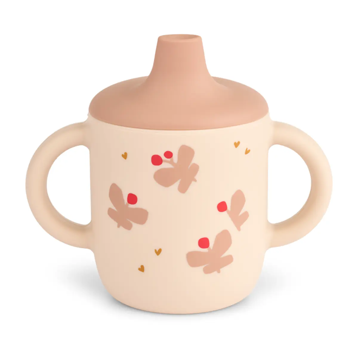 Liewood Neil Silikon Becher „Butterfly / Apple blossom“, 150ml
