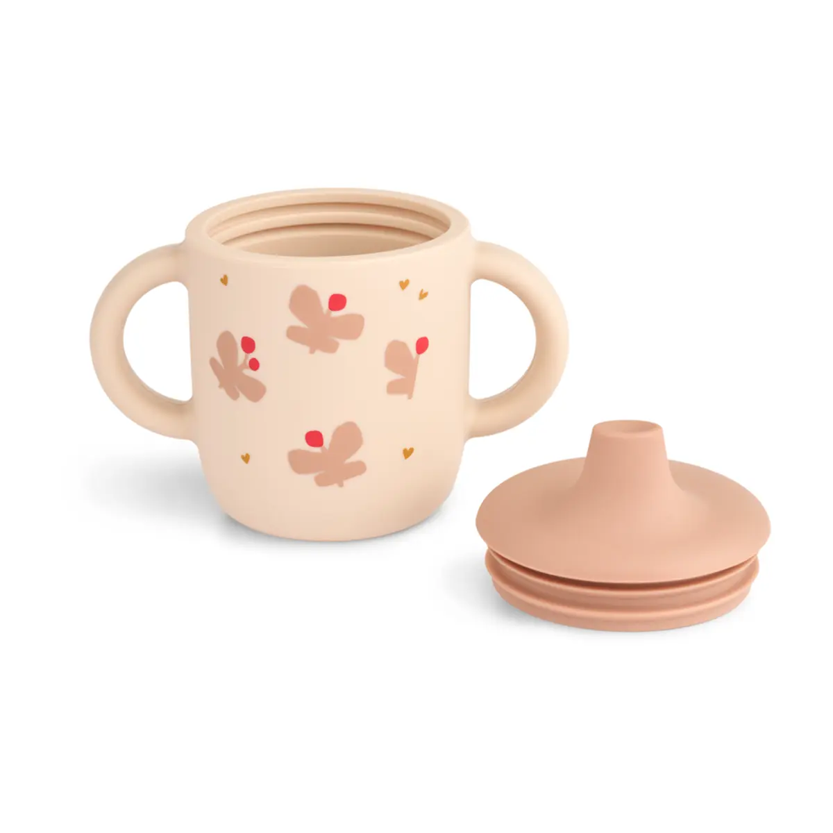 Liewood Neil Silikon Becher „Butterfly / Apple blossom“, 150ml