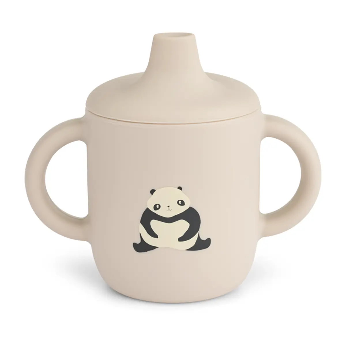 Liewood Neil Silikon Becher „Panda / Sandy“, 150ml