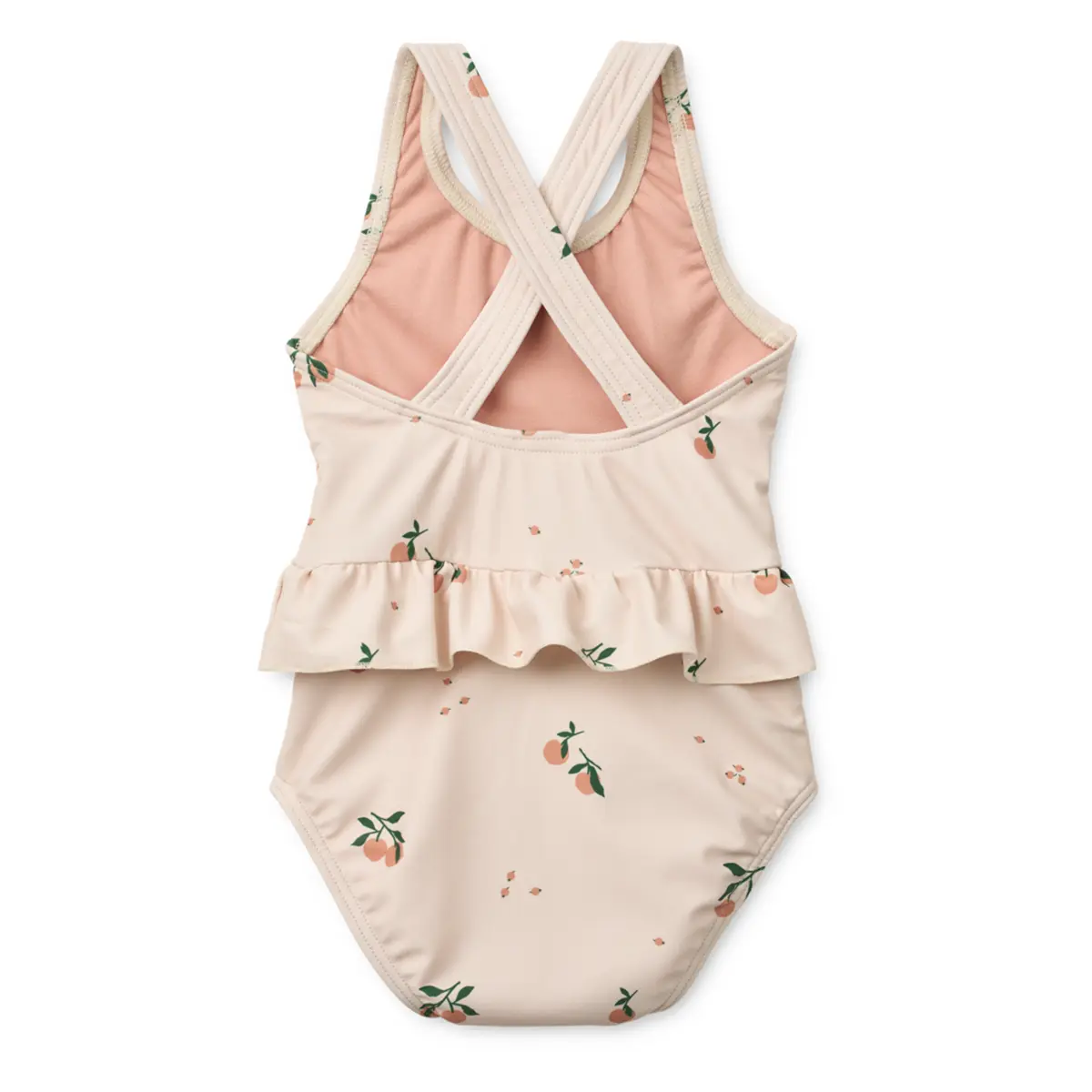Liewood Amina Baby-Badeanzug „Peach : Sea shell“, UV 40+