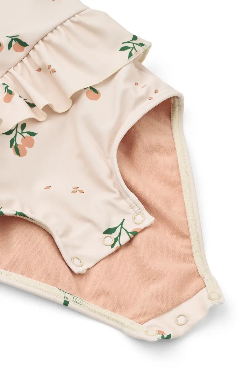 Liewood Amina Baby-Badeanzug „Peach : Sea shell“, UV 40+