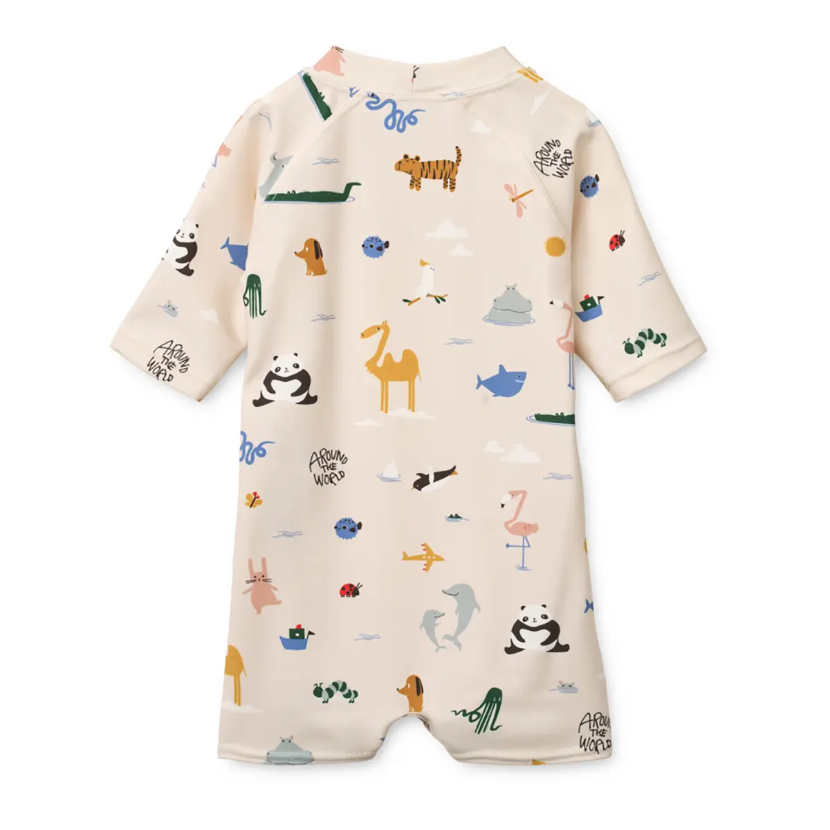 Liewood Baby Schwimm-Jumpsuit Thor „Around the world / Sandy“