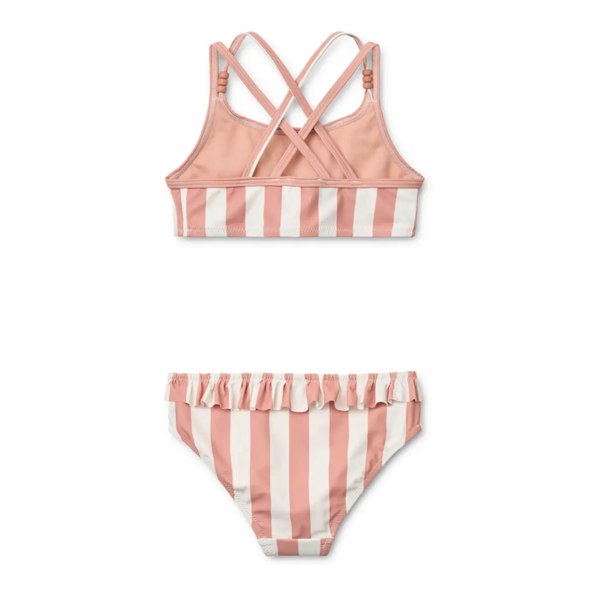 Liewood Belle Bikini „Coral blush : Creme de la creme stripe“