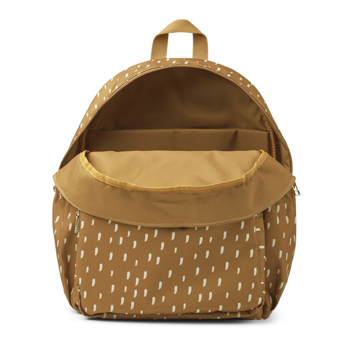 Liewood James Schulrucksack „Graphic stroke golden caramel“