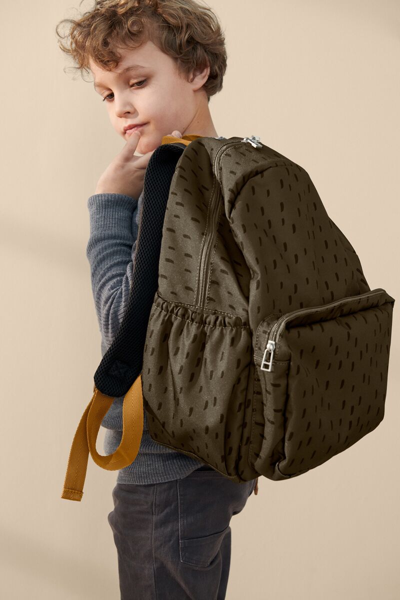 Liewood James Schulrucksack „Graphic stroke khaki“