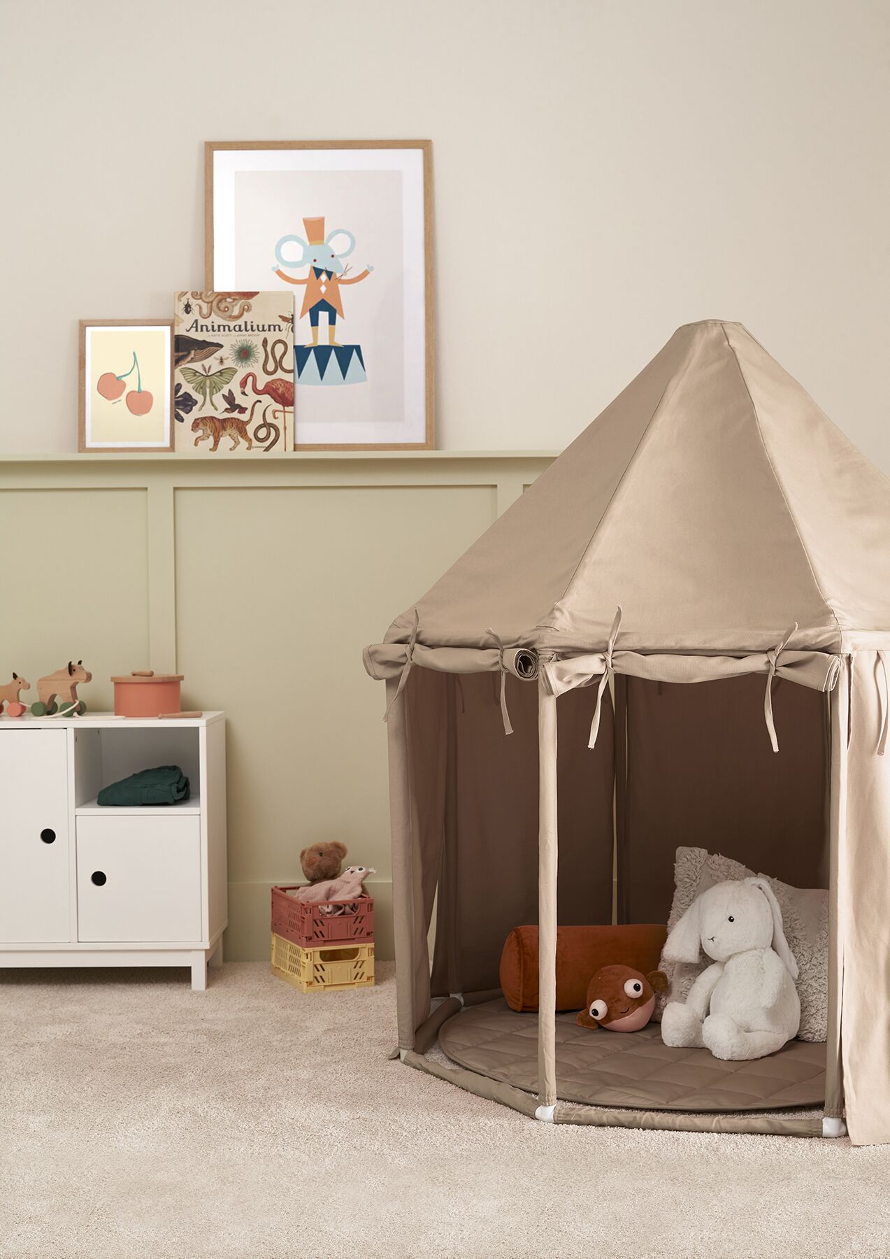 DELISTED Kids Concept Spielteppich „beige“, ø100cm – Bild 3