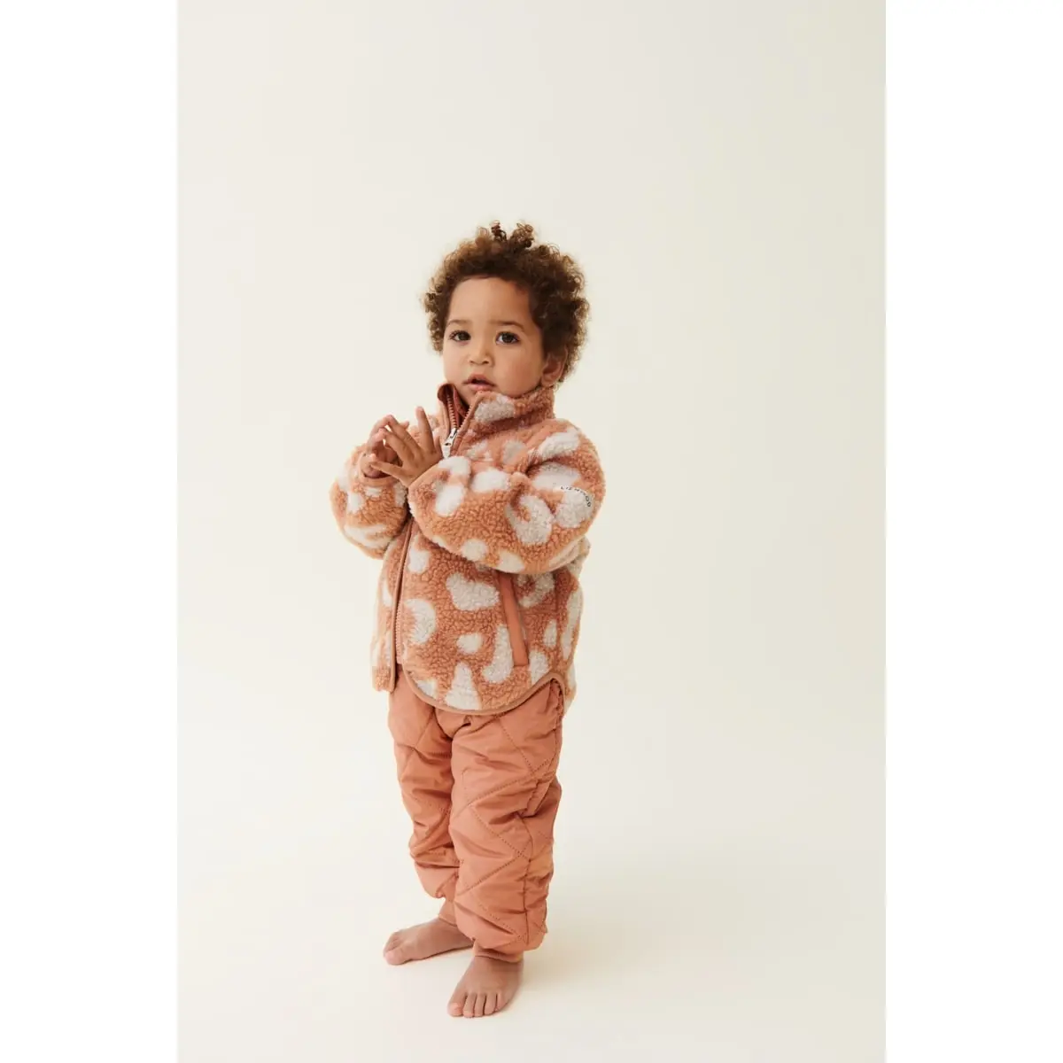 Liewood Nolan Sherpa Jacke für Kinder „Mega leo / Nebelgrau“, Gr. 80, 92, 98 – Bild 6