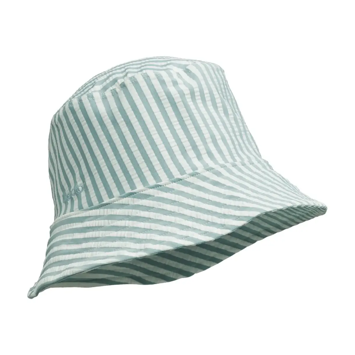 Liewood Matty Sonnenhut „Sea blue/white“, Seersucker