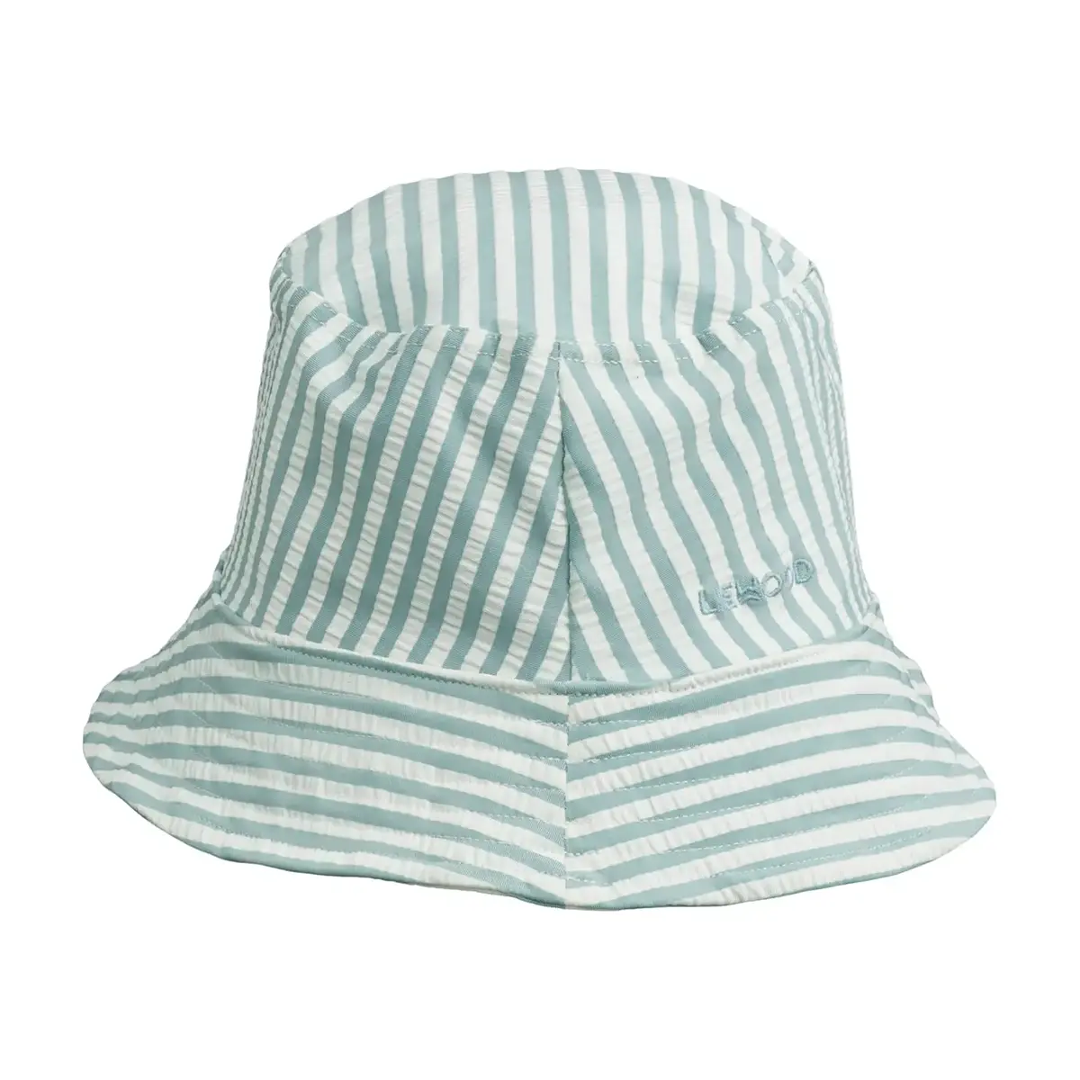 Liewood Matty Sonnenhut „Sea blue/white“, Seersucker