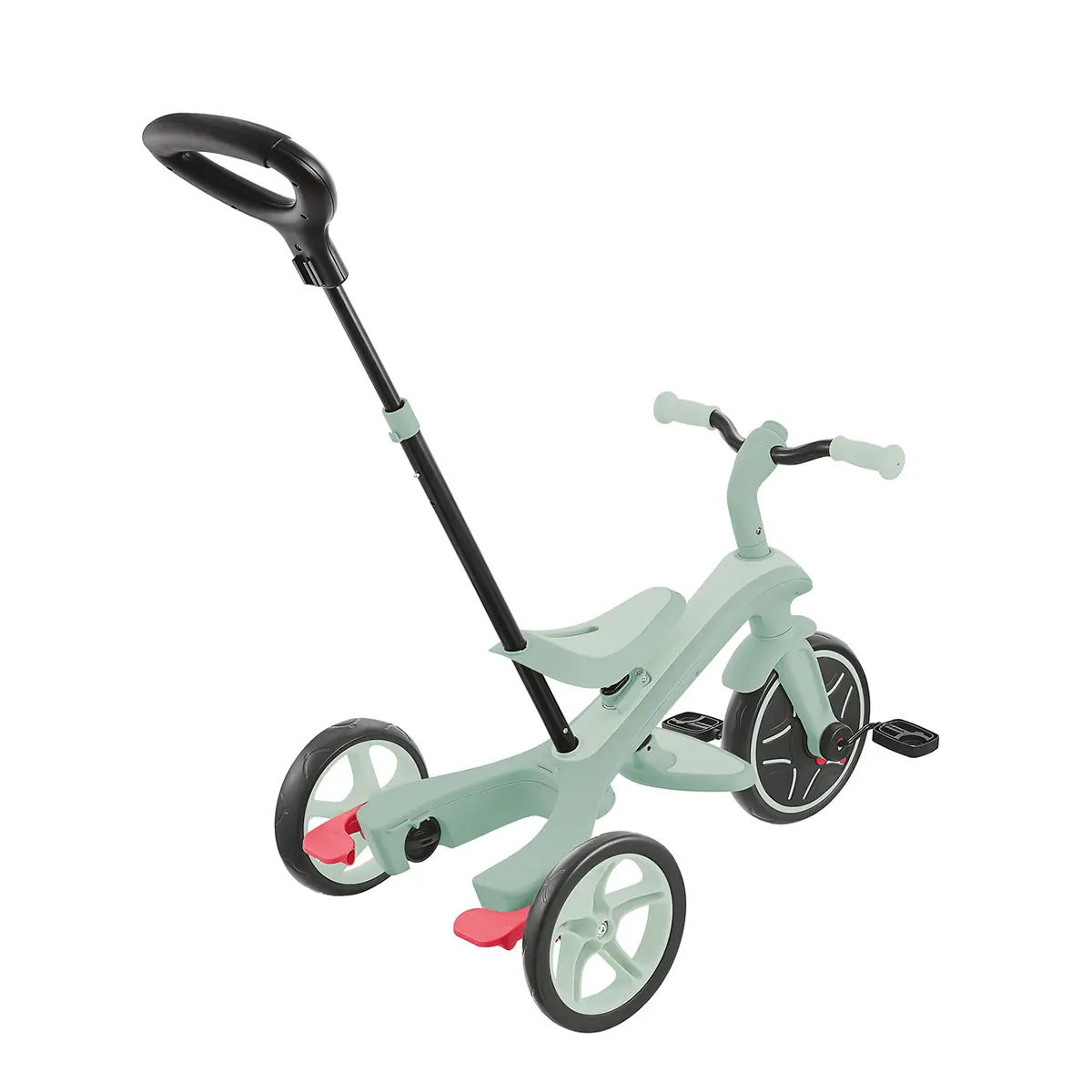 Globber Trike Explorer 4in1, ECO, pistazie, 10M-5J, mitwachsendes Dreirad