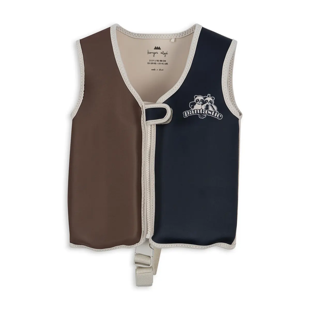 Konges Sløjd Kinder-Schwimmweste „Panda“, Neopren, 1-6J