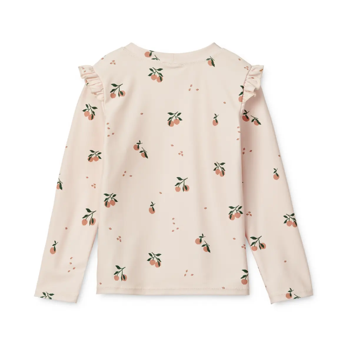 Liewood Langarm-Schwimm-T-Shirt Tenley „Peach / Sea shell“