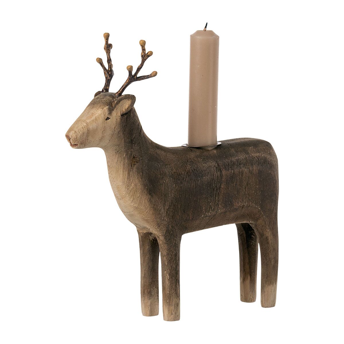 Maileg Kerzenständer Rentier, groß, Holz / Metall