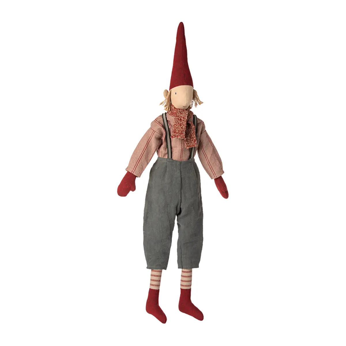 Maileg Pixy, Größe 4 - Weihnachtswichtel Jungen - Hemd und Hose, H60cm