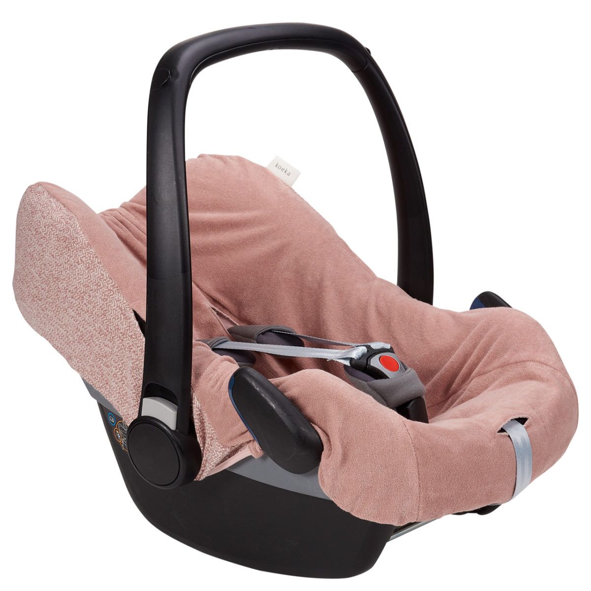 koeka Babyschalenbezug 0+ 3:5 Punkte Vigo „old pink“