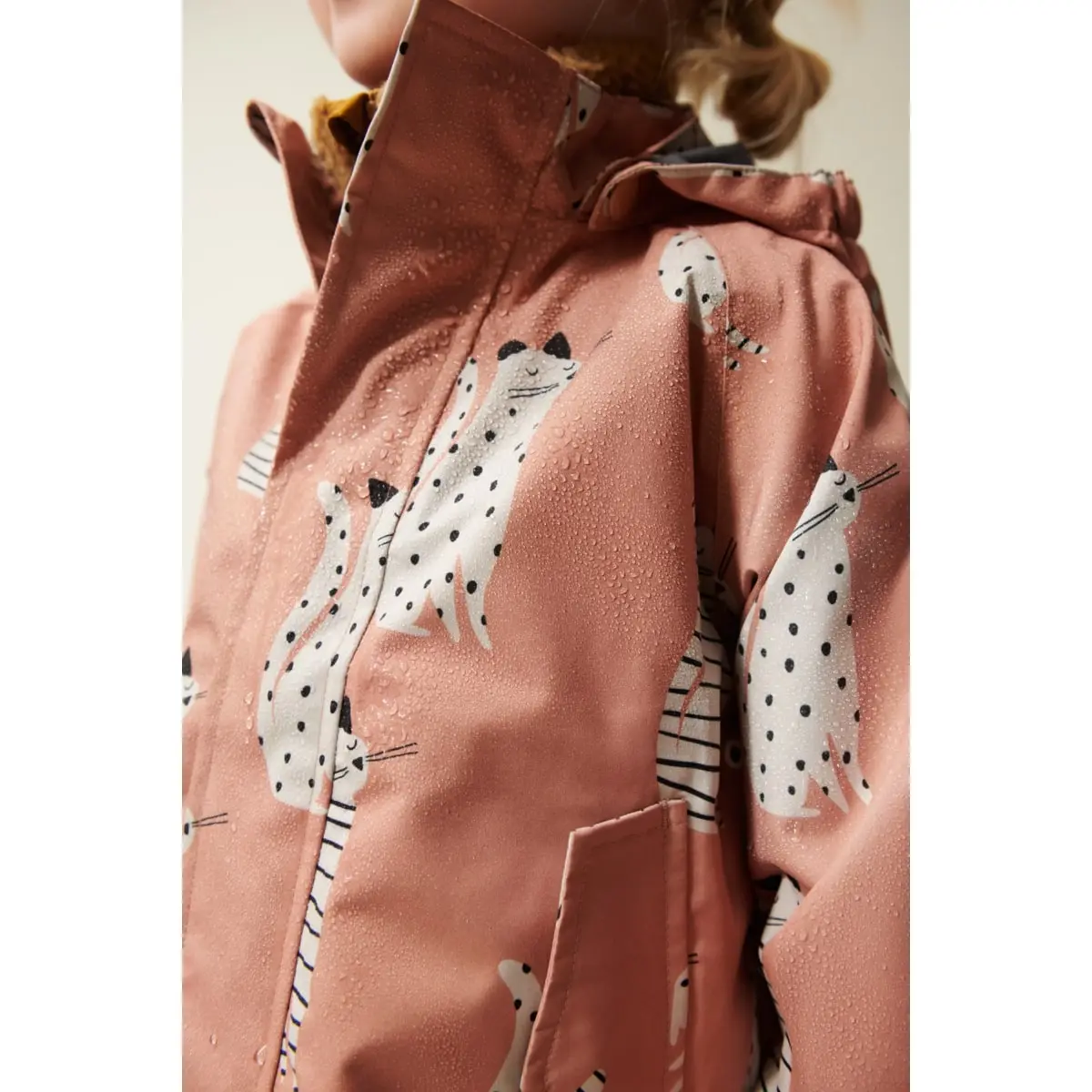 Liewood Softshell Regenjacke Pedia „Cat / Tuscany rose“, Gr. 134, 140 – Bild 6