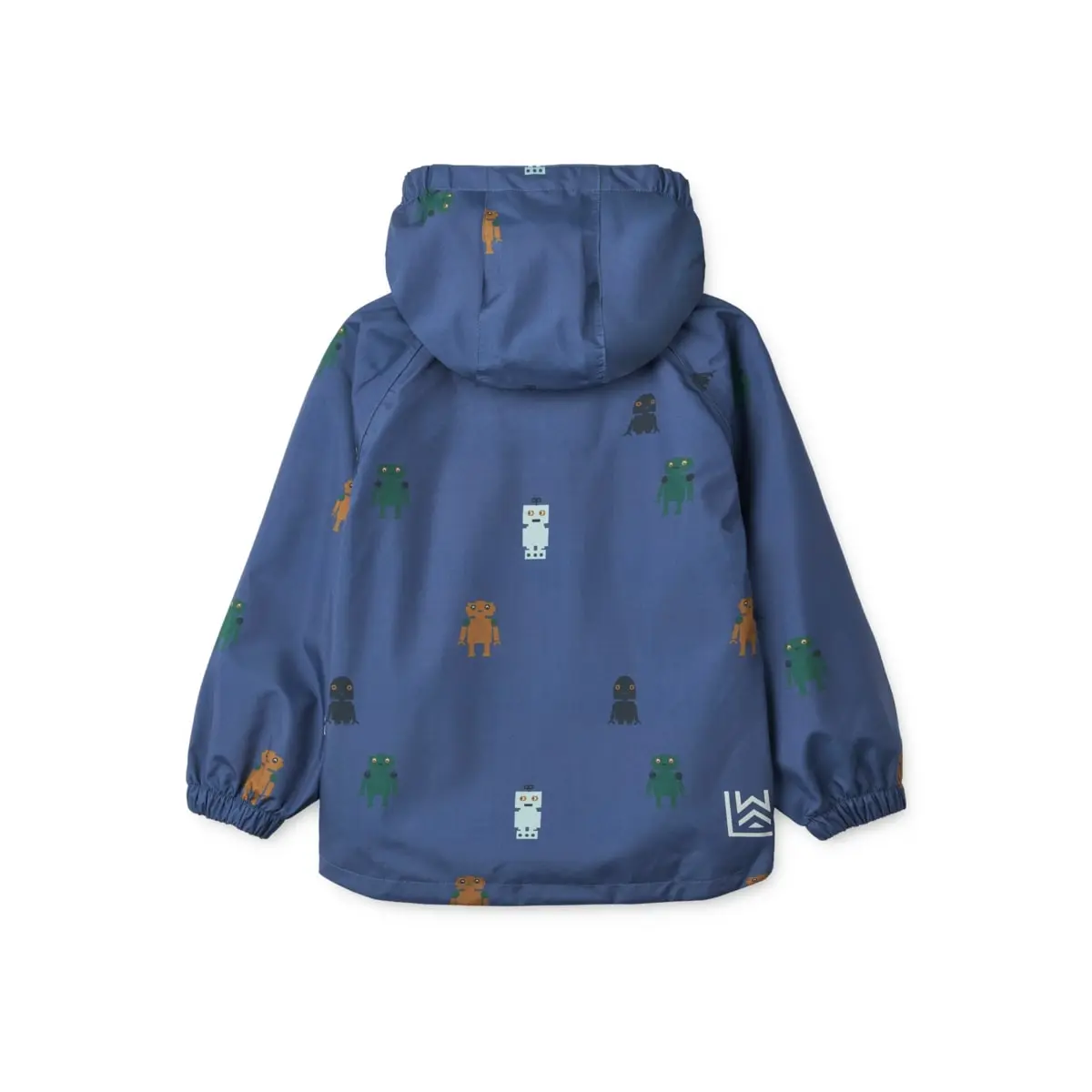 Liewood Softshell Regenjacke Pedia „Robots / Indigo blue“