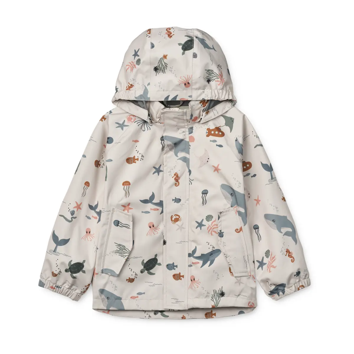 Liewood Softshell Regenbekleidungs-Set Pedia „Sea creature / Sandy“